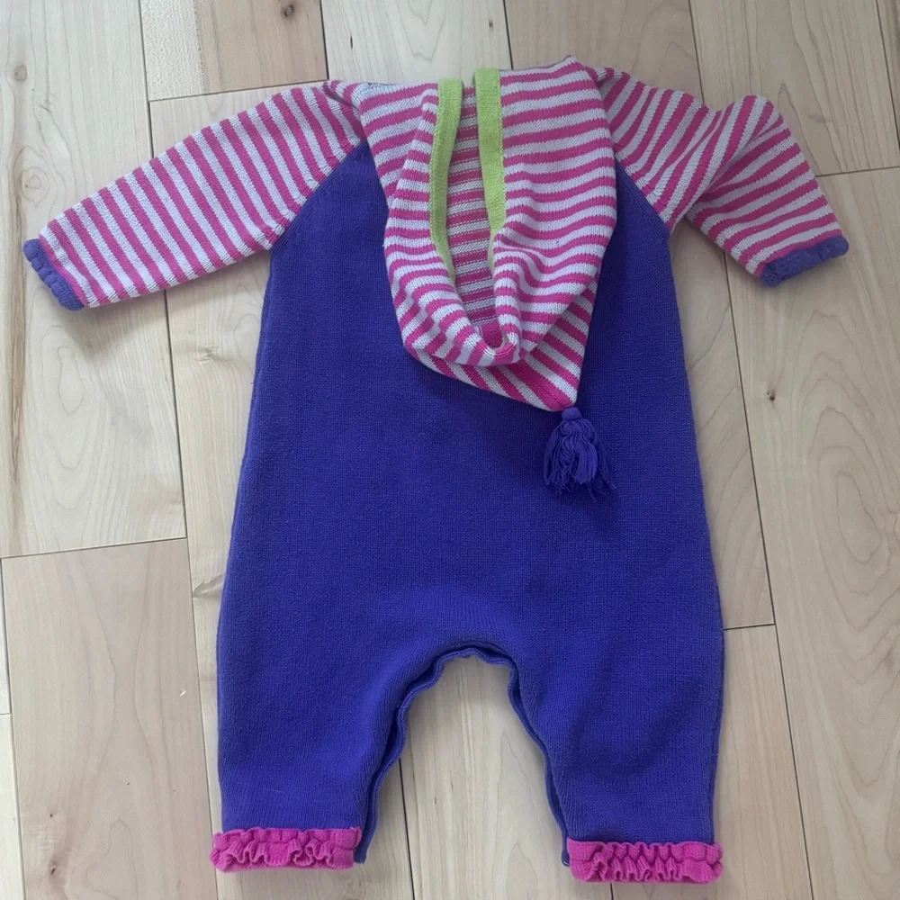 Hanna Andersson Purple‎ and Pink Animal Footie